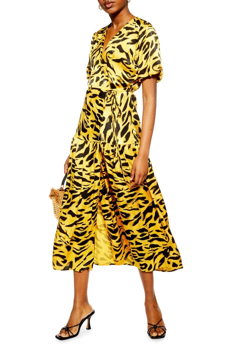 animal print dress