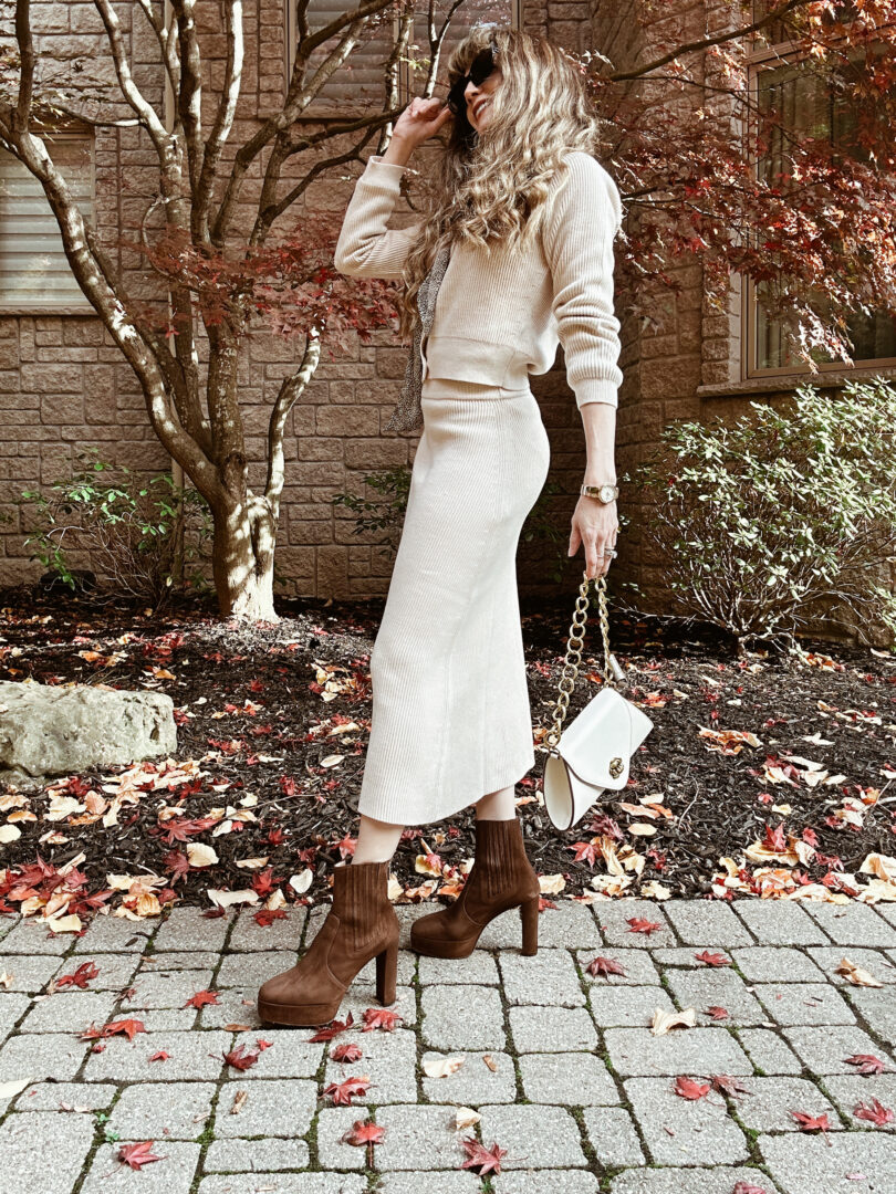 Chocolate hotsell suede booties